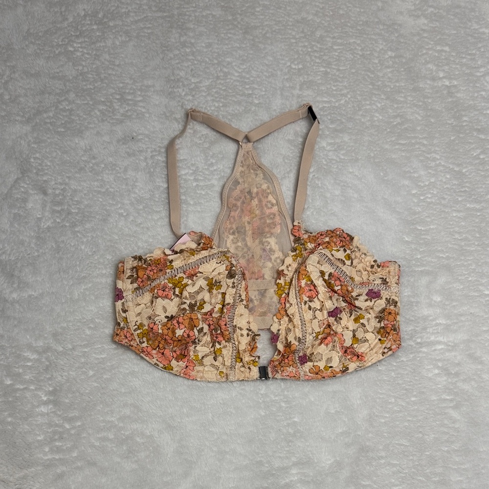 Victoria's Secret Floral Lace Bra - Multicolor
